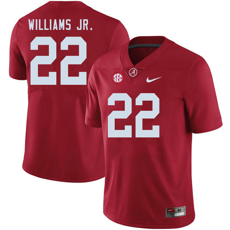 Alabama Crimson Tide Men's Ronald Williams Jr. #22 Crimson NCAA Nike Authentic Stitched 2020 College Football Jersey IP16W43II